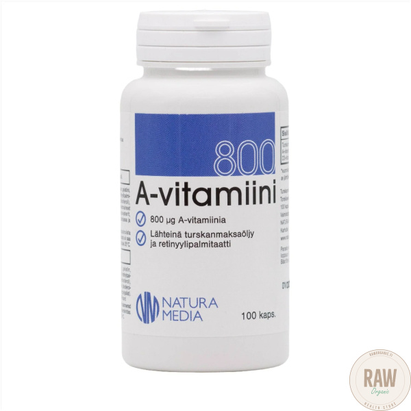 Natura Media A-vitamiini, 100 kaps