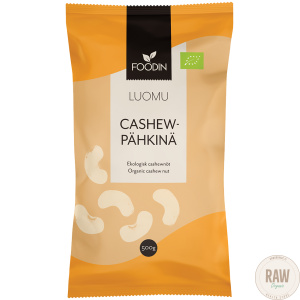 Foodin Cashewpähkinä, Luomu 200g