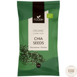 Foodin Luomu Chia-Siemen, 250g