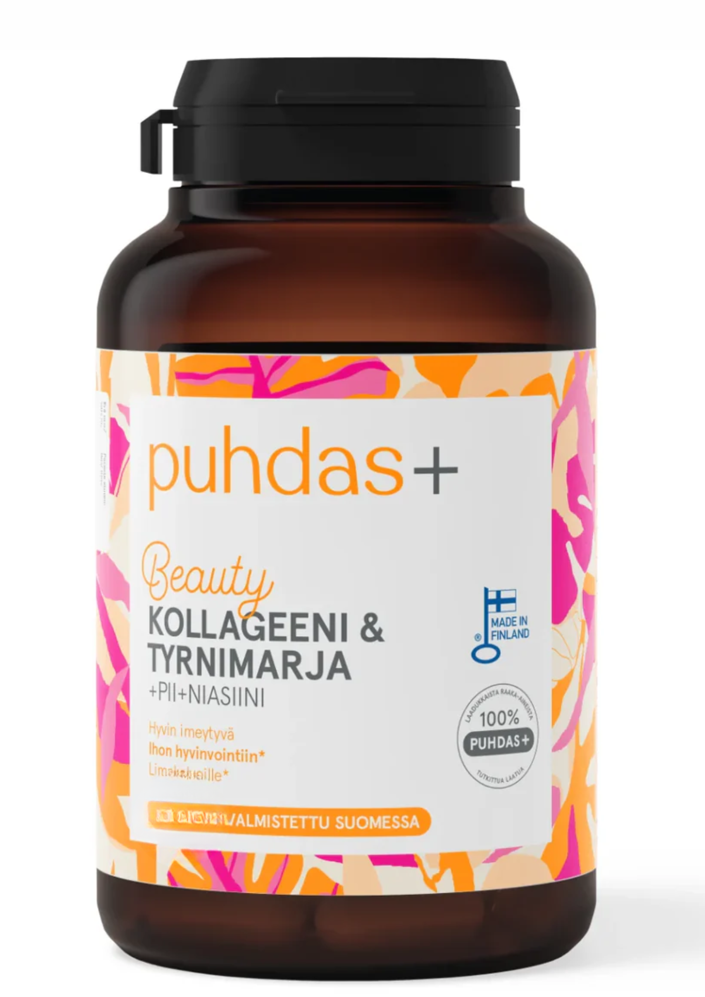 Puhdas+ Beauty Kollageeni & Tyrnimarja 120+30 kaps (PV 10/26)