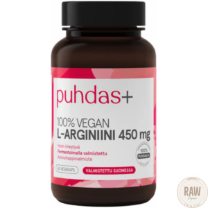Puhdas+ L-arginiini 450mg, 60 kaps.