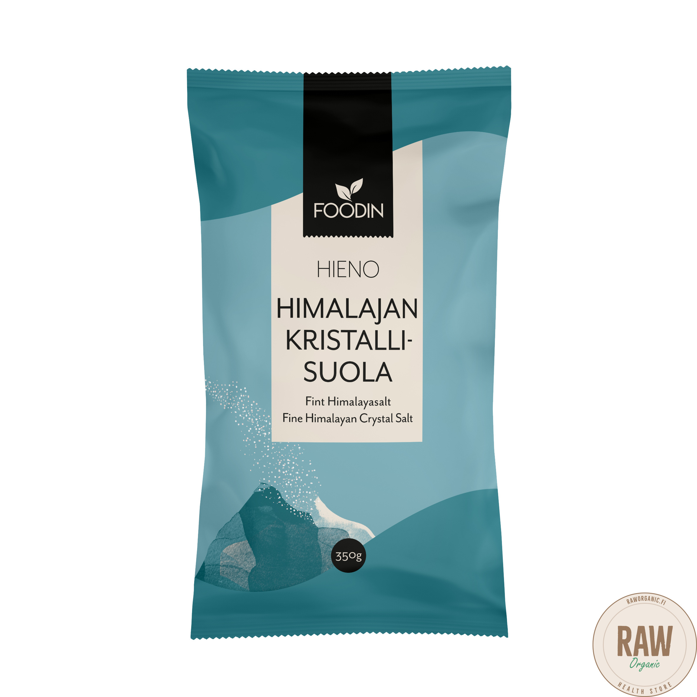 Foodin Himalajan kristallisuola hieno, 350g