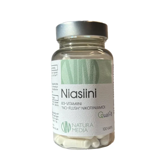 Natura Media Niasiini B3-vitamiini 250mg 100kaps.