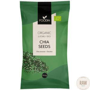 Foodin Luomu Chia-Siemen, 600g