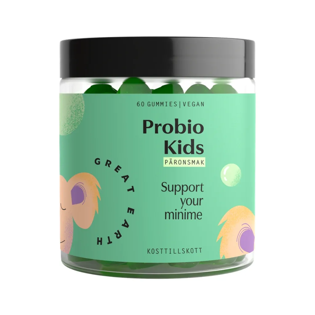 Great Earth Probio kids gummies päärynä 60kpl