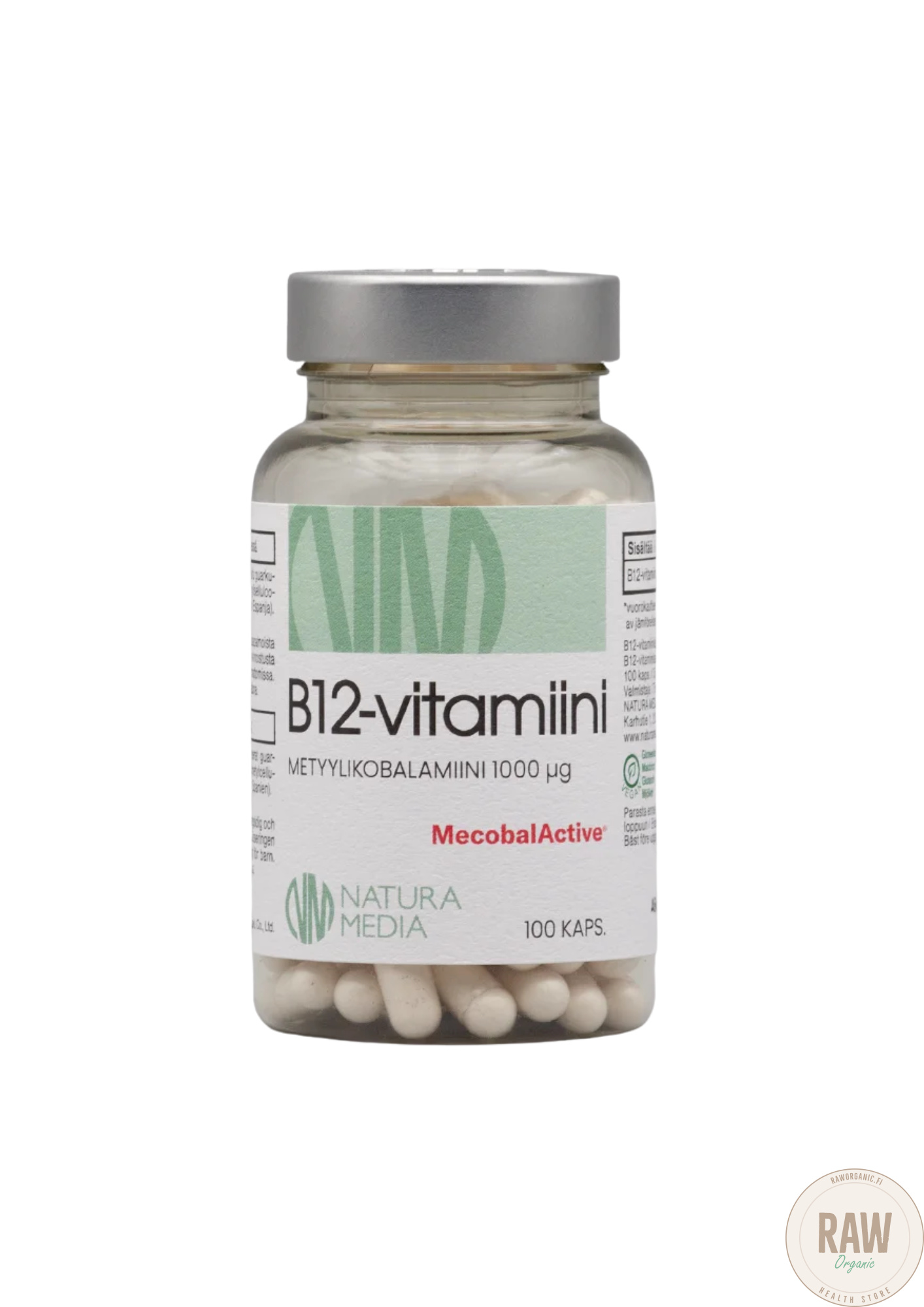 Natura Media B12, 1000uq, 100 kaps.