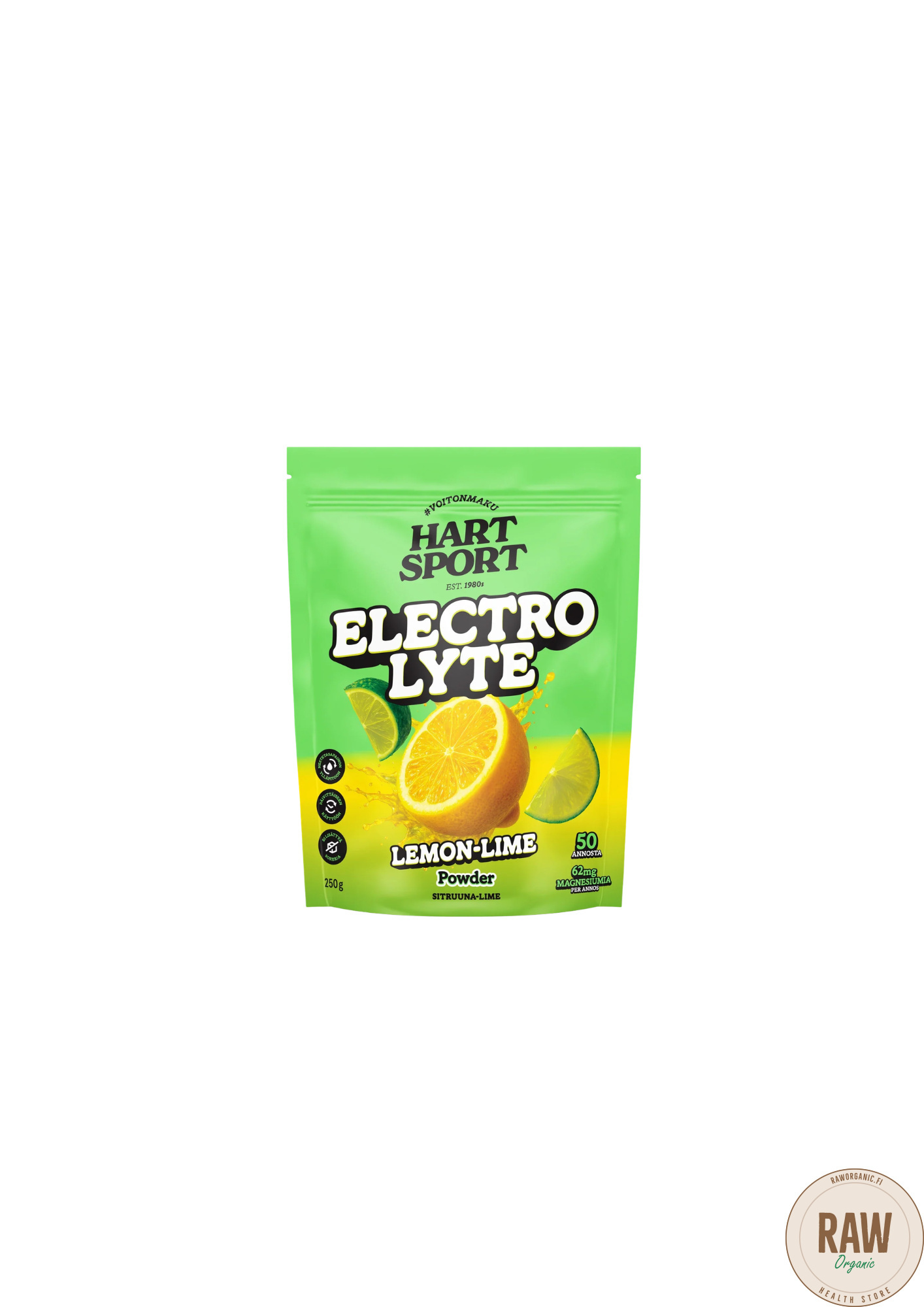 Hart Sport Elektrolyytti Jauhe Sitruuna ja Lime 250g