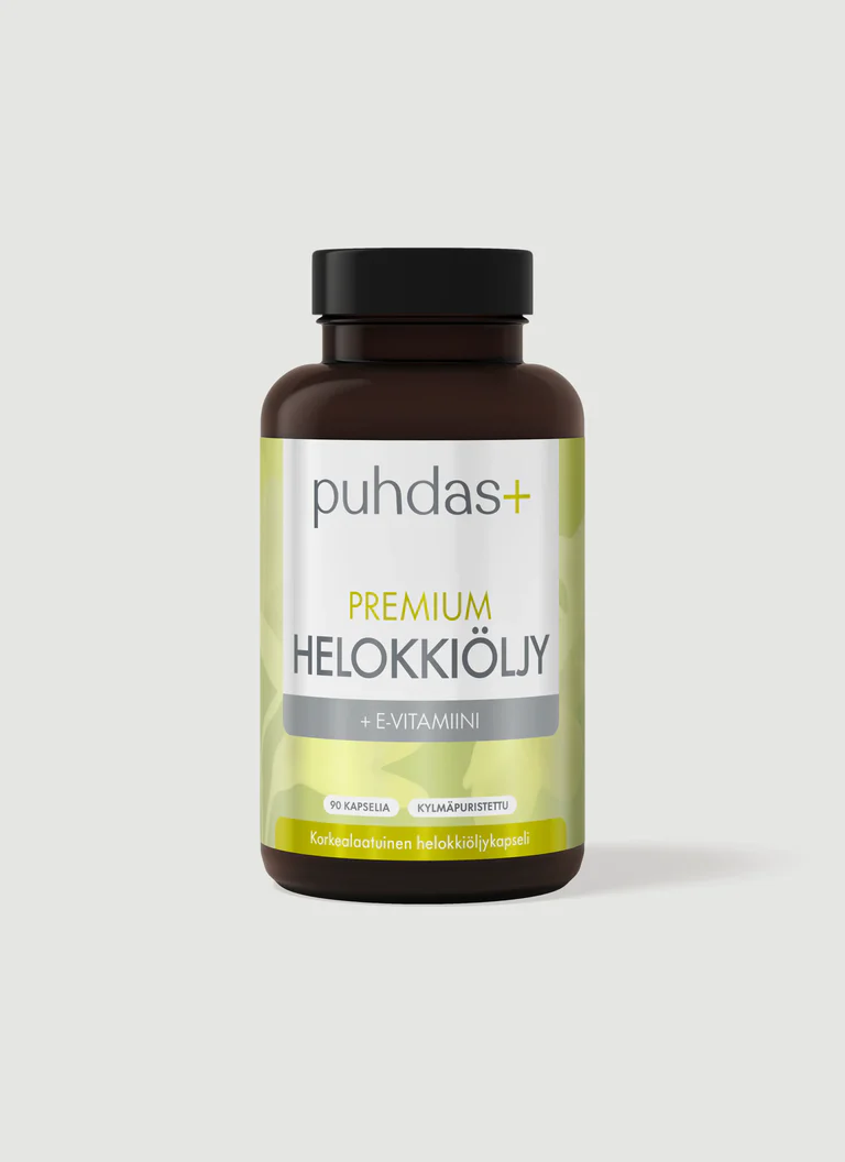 Puhdas+ Helokkiöljy 90kaps.