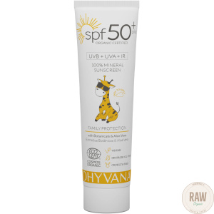 DHYVANA lasten aurinkovoide hajusteeton SK50+ 50ml