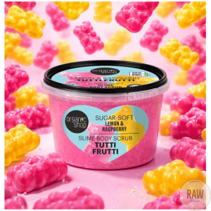 Organic Shop Tutti frutti lemon & rasberry slim body scrub 250 ml
