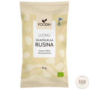 Foodin Valkosuklaarusina Luomu 80 g