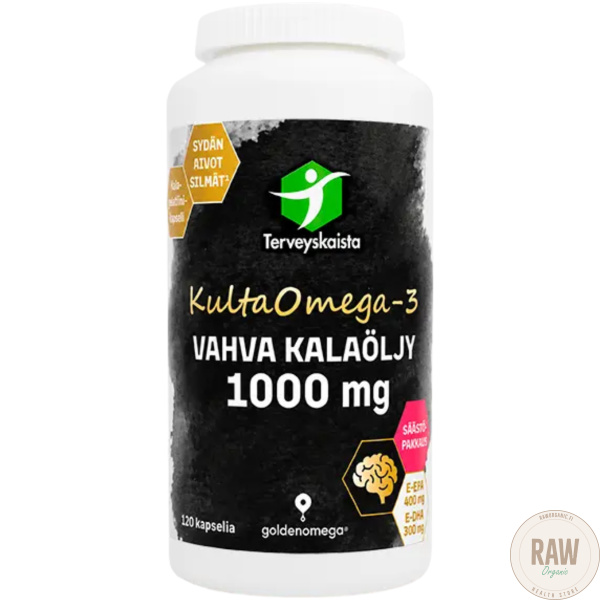 Terveyskaista Kulta Omega-3 1000mg 120kaps.