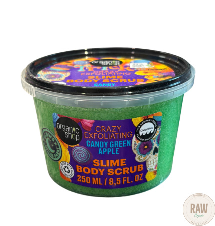 Organic Shop Trick candy green apple slim body scrub 250 ml