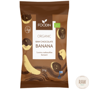 Foodin Raakasuklaabanaani, 70g luomu