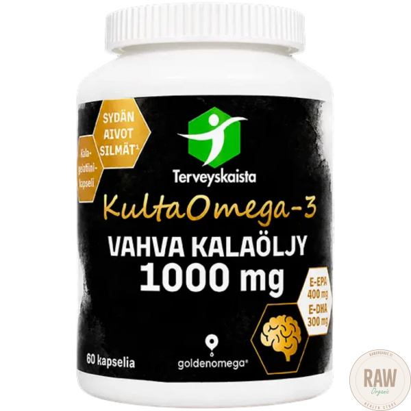 Terveyskaista Kulta Omega-3 1000mg 60kaps.