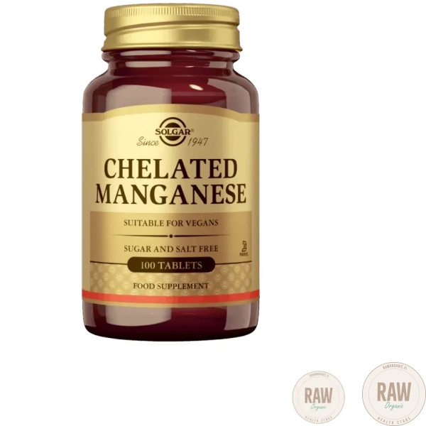 Solgar Chelated manganese 100tabl