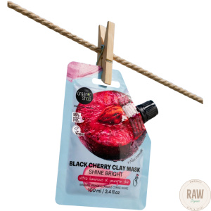 Organic shop Black Cherry Clay Face Mask Shine Bright 100ml