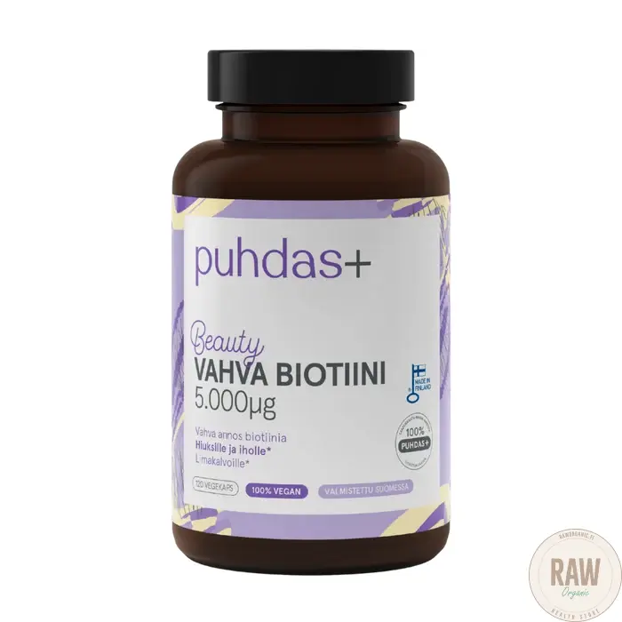 Puhdas+ Vahva Biotiini 5.000 µg, 120kaps